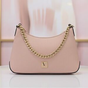 Victoria's Secret Bond street London Pink Shoulder Bag with Gold Chain